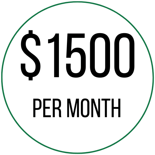 $1500 per month