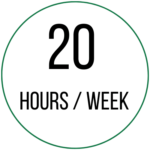 20 hours per week